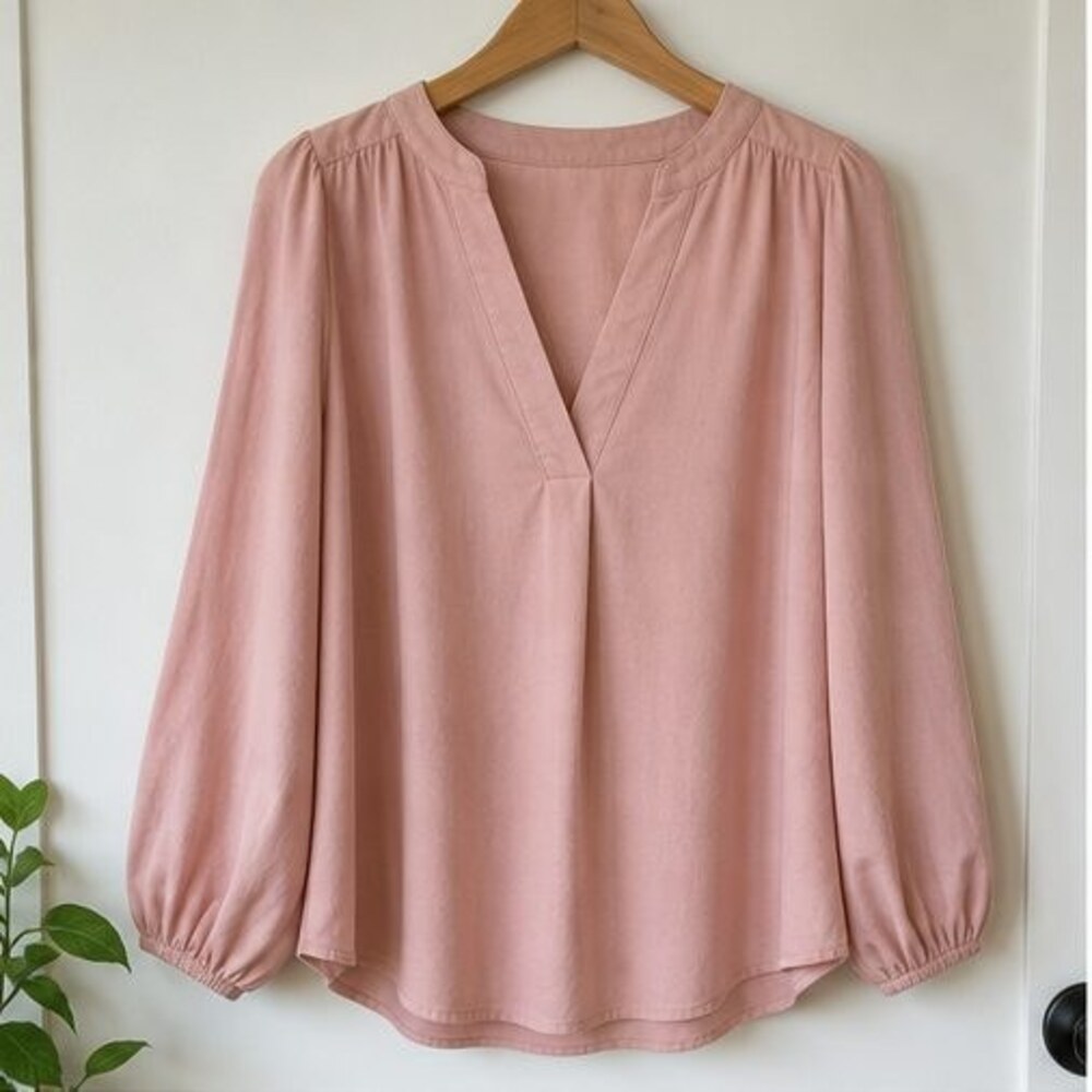 Blush Puff Sleeve Top